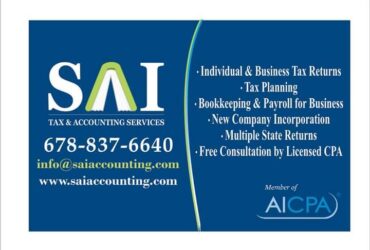 Sai CPA Services – Business Address  1 Auer Ct, East Brunswick, NJ, USA