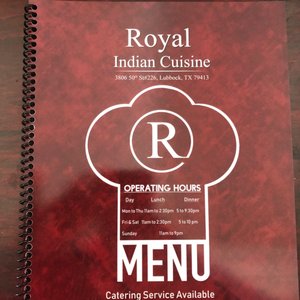 Royal Indian Cuisine – 3806 50th St Ste 226 Lubbock, TX 79413