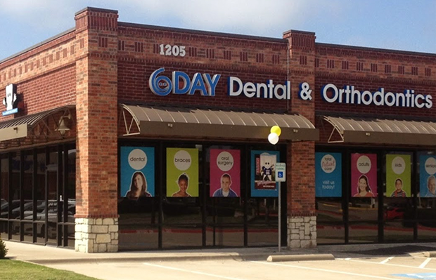 6 Day Dental & Orthodontics – 1205 W. McDermott Dr. #120, Allen, ALLEN, TX, 75013
