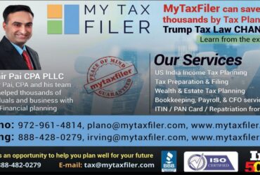My Tax Filer – 4512 Legacy Drive # 100, PLANO, TX, 75024