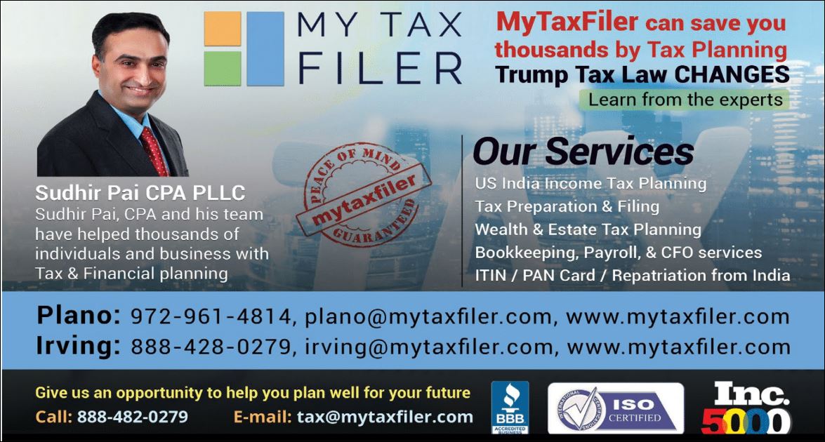 My Tax Filer – 4512 Legacy Drive # 100, PLANO, TX, 75024