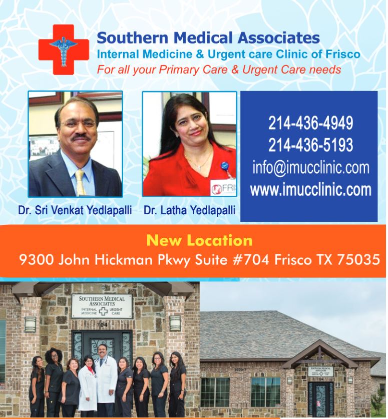 Dr Latha & Dr Venkat Yedlapalli – 9300 John Hickman Pkwy Suite 704, FRISCO, TX, 75035